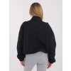 Dámska čierna športová mikina bez kapucne WT-BL-A1460.58 (Farba Čierna, Veľkosť ONE SIZE)