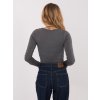 Dámska blúzka s dlhým rukávom grafitovo-sivá WT-BZ-A1175.98 (Farba Grafitovo-sivá, Veľkosť ONE SIZE)