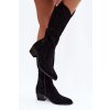 čižmy kovbojky Dámske čierne jazelle / 5868 BLACK (Veľkosť 37)