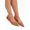 Dámske baleríny s remienkom camel tanelia / 9755 CAMEL (Veľkosť 36)