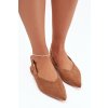 Dámske baleríny s remienkom camel tanelia / 9755 CAMEL (Veľkosť 36)