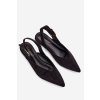 Dámske baleríny s remienkom čierne tanelia / 9755 BLACK (Veľkosť 36)