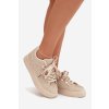 Ozdobené Dámske tenisky béžove calissea / 9031 BEIGE (Veľkosť 36)