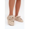 Ozdobené Dámske tenisky béžove calissea / 9031 BEIGE (Veľkosť 36)
