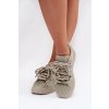 Ozdobené Dámske tenisky zelené calissea / 9031 GREEN (Veľkosť 36)