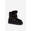 Dámské sněhule na platformě s kožešinou D.Franklin DFSH37005 Černé (Veľkosť 37)