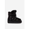 Dámské sněhule na platformě s kožešinou D.Franklin DFSH37005 Černé (Veľkosť 37)