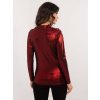 Dámska blúzka formálny štýl tmavo-červená DHJ-BZ-15268.30 (Farba Tmavo-červená, Veľkosť ONE SIZE)