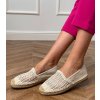Dámske topánky espadrilky hnedé kód CZ-3 - GM CZ-3 Béžové 38 - GM (Veľkosť 38)