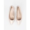 Béžové dámske lodičky na ihlovom podpätku Sergio leone kod CCC -1- 1339BE/PE (Veľkosť 36)