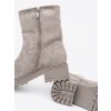 Sivé dámske členkové topánky na platforme Shelvt kod CCC -1- 9927-PA-G (Veľkosť 38)