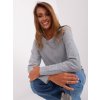 Dámsky sveter farba Sivá kód AT-SW-2231.99P (Farba Sivá, Veľkosť ONE SIZE)