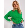Dámsky sveter farba Zelená kód AT-SW-2235.00P (Farba Zelená, Veľkosť ONE SIZE)