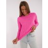 Dámsky sveter farba Ružová kód AT-SW-2338-2.00 (Farba Ružová, Veľkosť ONE SIZE)