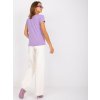 Dámske jednofarebné farba svetlo-fialová kód RV-TS-4832.20P (Farba Svetlo-fialová, Veľkosť XS)