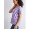 Dámske jednofarebné farba svetlo-fialová kód RV-TS-4832.20P (Farba Svetlo-fialová, Veľkosť XS)