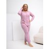 Dámske Pyžamo farba Tmavo-ružová kód DU-PI-FP-509.99P (Farba Tmavo-ružová, Veľkosť 3XL)