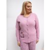 Dámske Pyžamo farba Tmavo-ružová kód DU-PI-FP-509.99P (Farba Tmavo-ružová, Veľkosť 3XL)