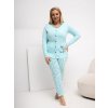 Dámske Pyžamo farba Metová kód DU-PI-FP-509.99P (Farba Metová, Veľkosť XL)