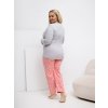 Dámske Pyžamo farba Sivá kód DU-PI-FP-509.99P (Farba Sivá, Veľkosť XL)