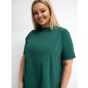 Dámska blúzka plus size tmavo-zelená RV-BZ-7923-1.34P (Farba Tmavo-zelená, Veľkosť ONE SIZE)
