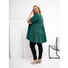 Dámska blúzka plus size tmavo-zelená RV-BZ-7923-1.34P (Farba Tmavo-zelená, Veľkosť ONE SIZE)