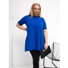 Dámska blúzka plus size kobaltovo-modrá RV-BZ-7923-1.34P (Farba Kobaltovo-modrá, Veľkosť ONE SIZE)