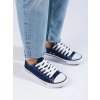 Modré dámske tenisky na nízkej podrážke Shelvt kod CCC -1- XL03N (Veľkosť 37.5)