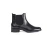 Čierne dámske členkové topánky na nízkej podrážke Sergio leone kod CCC -1- BT532B (Veľkosť 37.5)