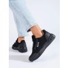 Čierne dámske tenisky na nízkej podrážke Big star shoes kod CCC -1- KK274063B (Veľkosť 37.5)