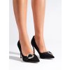 Čierne dámske lodičky na ihlovom podpätku Goodin kod CCC -1- GD-DO-117B (Veľkosť 37.5)