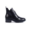 Čierne dámske členkové topánky na nízkej podrážke Shelvt kod CCC -1- HF282B (Veľkosť 37.5)