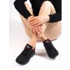 Čierne dámske tenisky na nízkej podrážke Dk kod CCC -1- SA605122B/G/R/ (Veľkosť 37.5)