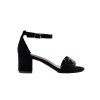 Čierne dámske sandále na hrubom podpätku W. potocki kod CCC -1- 23-20008B (Veľkosť 37.5)