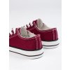 Červené detské tenisky na nízkej podrážke Shelvt kod CCC -1- 114-8WI/R (Veľkosť 36)