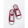 Červené detské tenisky na nízkej podrážke Shelvt kod CCC -1- 114-8WI/R (Veľkosť 36)