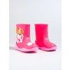 Ružové detské gumáky na nízkej podrážke Shelvt kod CCC -1- YJ-13WAT.R (Veľkosť 26)