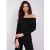 Dámska blúzka španielského strihu čierna WT-BZ-A1041.28 (Farba Čierna, Veľkosť ONE SIZE)