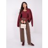 Dámska blúzka s dlhým rukávom bordová WT-BZ-A1076.15 (Farba Bordová, Veľkosť ONE SIZE)