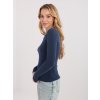 Dámska blúzka s dlhým rukávom granatovo-modrá WT-BZ-A1103.85 (Farba Granatovo-modrá, Veľkosť ONE SIZE)