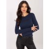 Dámska blúzka s dlhým rukávom granatovo-modrá WT-BZ-A1134.13 (Farba Granatovo-modrá, Veľkosť ONE SIZE)