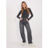 Dámska blúzka s dlhým rukávom grafitovo-sivá WT-BZ-A1150.13 (Farba Grafitovo-sivá, Veľkosť ONE SIZE)