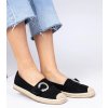 Dámske topánky espadrilky čierne kód 100-286 - GM 100-286 BLACK 38 - GM (Veľkosť 38)