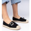 Dámske topánky espadrilky čierne kód 100-286 - GM 100-286 BLACK 38 - GM (Veľkosť 38)