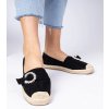 Dámske topánky espadrilky čierne kód 100-286 - GM 100-286 BLACK 38 - GM (Veľkosť 38)