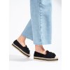 Čierne dámske espadrilky z ekologickej semišovej kože Shelovet, kód produktu 82001-A (Veľkosť 35.5)