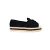 Čierne dámske espadrilky z ekologickej semišovej kože Shelovet, kód produktu 82001-A (Veľkosť 35.5)