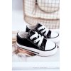 Čierne detské tenisky Filemon NJSK 860-1A BLACK (Veľkosť 18)