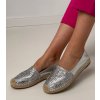 Dámske topánky espadrilky sivé kód CZ-5 - GM CZ-5 SILVER 38 - GM (Veľkosť 38)