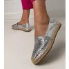 Dámske topánky espadrilky sivé kód CZ-5 - GM CZ-5 SILVER 38 - GM (Veľkosť 38)